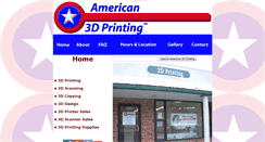 Desktop Screenshot of american3dprinting.net