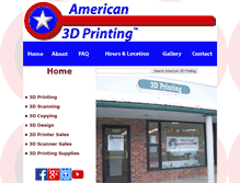 Tablet Screenshot of american3dprinting.net